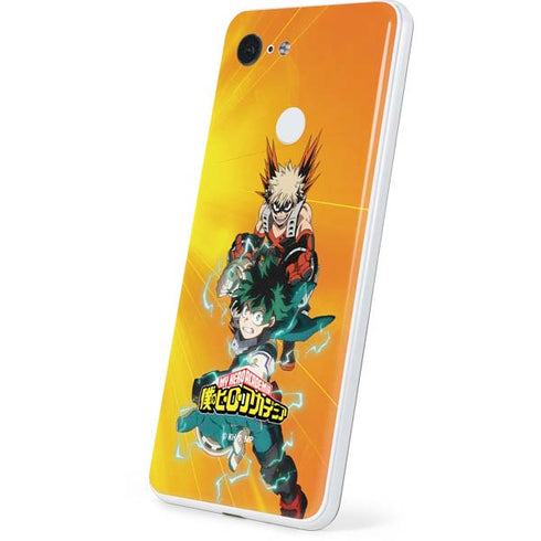 My Hero Academia Deku and Bakugo Season 5 Google Pixel 3 Skin